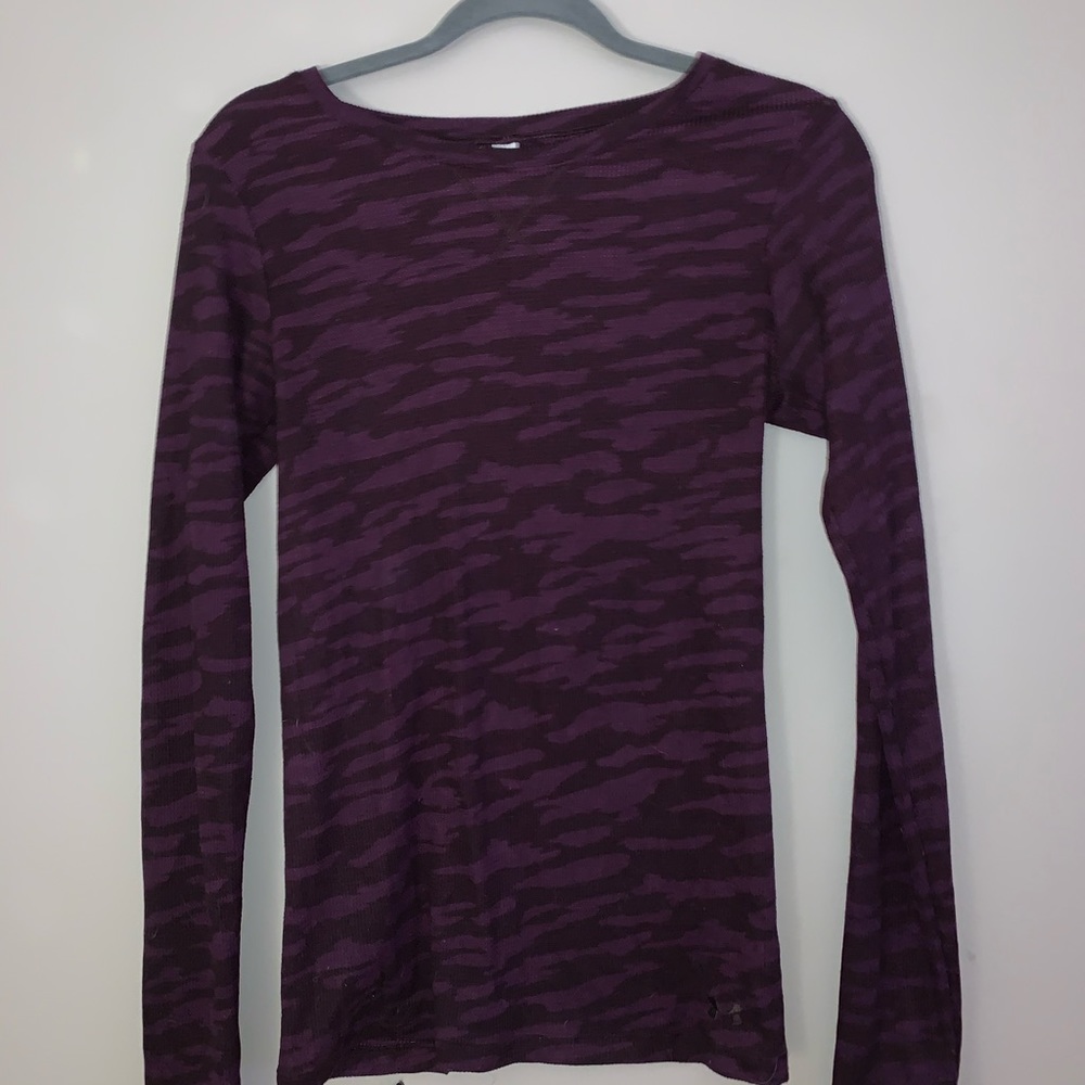 purple under armor long sleeve, small